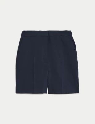 High Waist Tailored Shorts | M&S Collection | M&S | Marks & Spencer IE