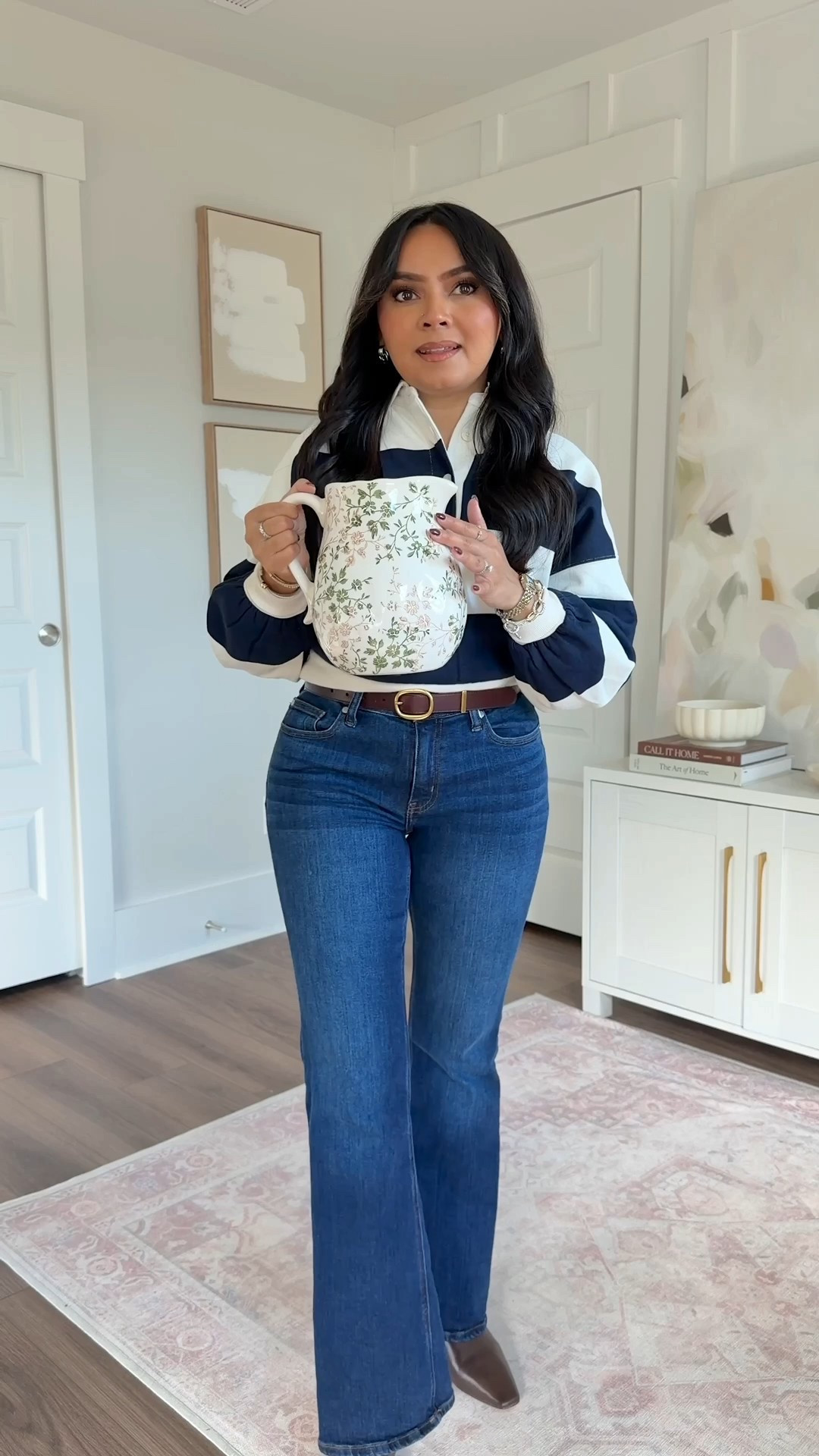 New Amazon Finds!
For reference: I’m 5’0, 32b bra size, and 2/26 in bottoms, pear shaped. 
*Everything I share is unaltered! TTS means true to size. Between size 5-6.6 in shoes

Blue stripe rugby top size xs petite TTS
Belt size small - sized up a size
Jeans size 26, 30” inseam TTS
Floral dress size small TTS
Pink/purple floral quilted jacket size xs TTS



Amazon unboxing
Amazon spring outfits
Affordable style
Home decor
Grandmillenial
Honey Sweet Petite
Rachel Miranda


#LTKFindsUnder50 #LTKPetite #LTKHome