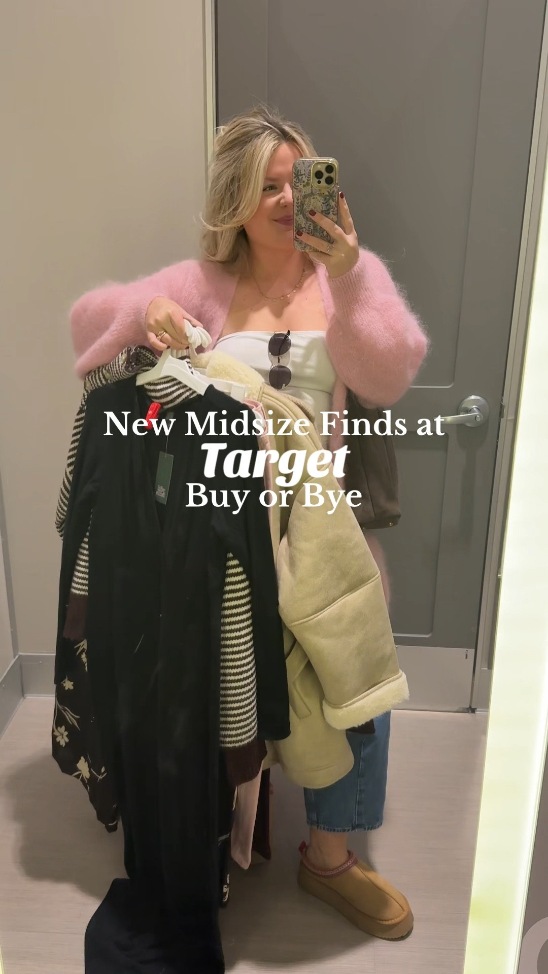 So many new goodies @target for the midsize girlies this week!🤭 comment COAT for links sent to your messages!

Absolutely had to take home that black dress and the COAT!!!! I’ve already worn both multiple times now.
Sizing info👇🏼
I’m 5’7” size 12/L/XL for reference
Maroon pullover XL
Leggings XL (normally grab a large in leggings but definitely needed the XL)
Dress Large fit great bc I have small b*obs!
Might have to size up if you’re bigger chested
Floral pants L
Shimmer top large but would ve gone with a medium!
Pink barrel cargos 12 and they were pretty snug! Veryyyy high waisted
The coat XL but is already very oversized
Les Alpes sweater XL
Barrel denim jeans 12
Striped sweater XL

All Os in my bío!!
Follow for more midsize fashion finds! Ily!

#midsizefashion #shopwithme #midsize #midsizeoutfits #ootd #target #targettryon #size12fashion

#LTKHoliday #LTKMidsize #LTKFindsUnder50