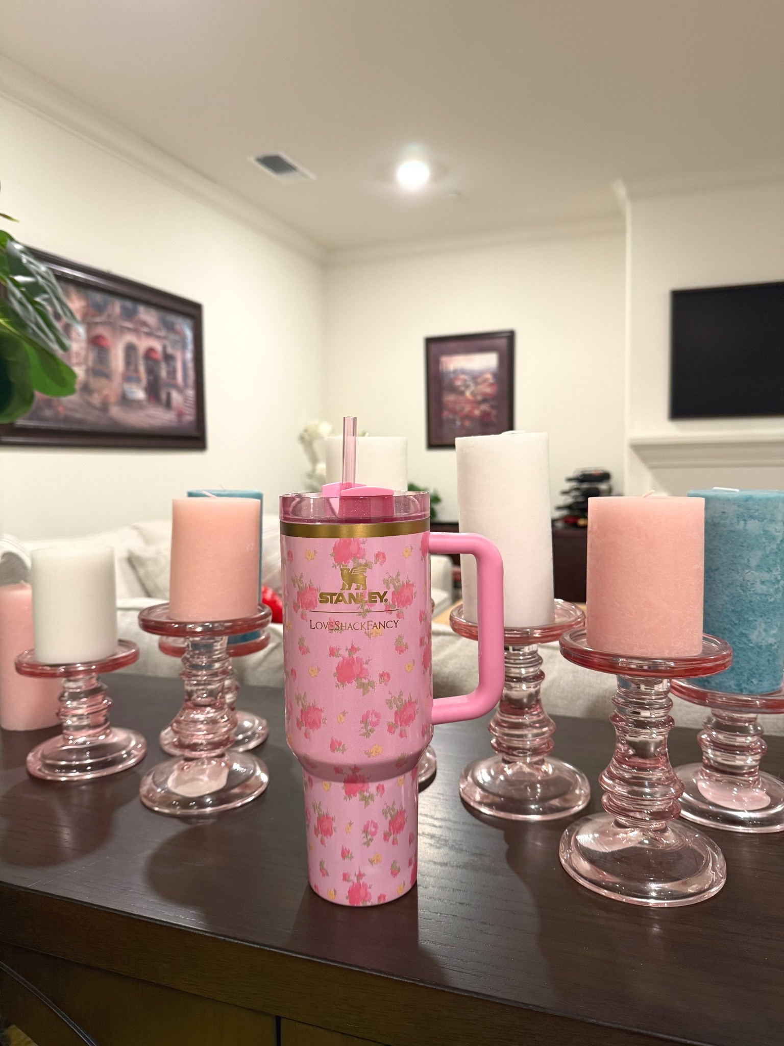 Current cup of the day! Love this adorable pink Stanley x LoveShackFancy Quencher. This is currently sold out, but I linked two other pink cups from their most recent collab that are available to shop! They would make great gifts for the holidays 💕

Stanley Cup | LoveShackFancy | Floral print | Metal water bottle | Reusable Water Bottle | Stanley 40oz

#LTKGiftGuide #LTKHoliday #LTKselfcare