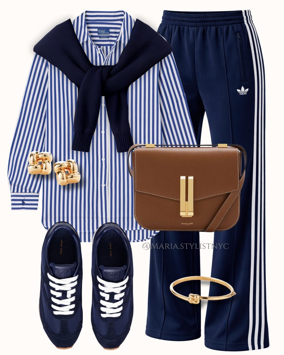 Sporty can still look chic 💙🤍✨

#LTKSeasonal #LTKgrwm #LTKootd