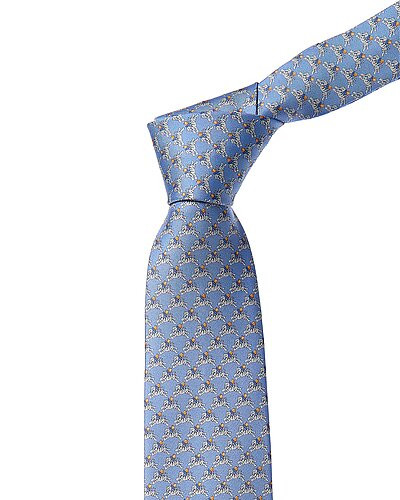 Blue Tiger Silk Tie | Gilt & Gilt City