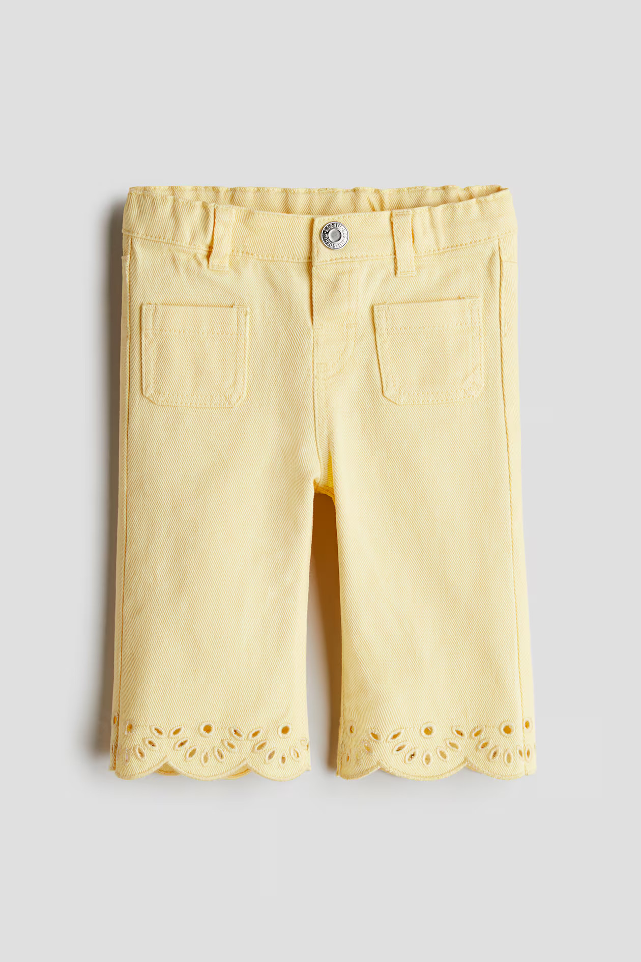 Flared Cotton Twill Pants | H&M (US + CA)