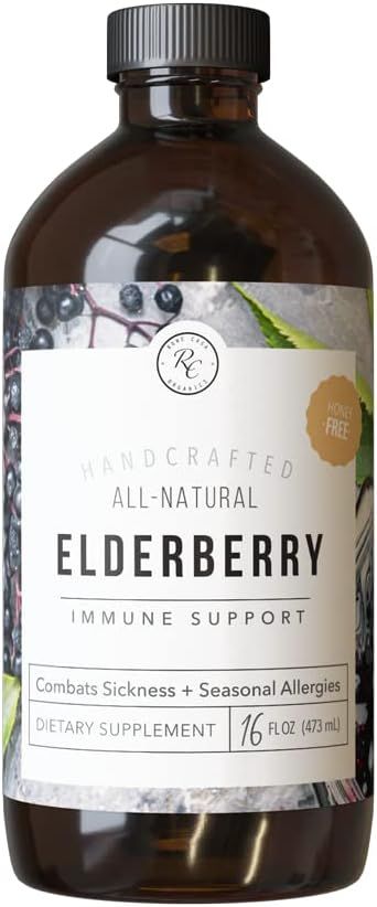 Rowe Casa Organics - Elderberry Immune Support, All Natural Elderberry Syrup with Antioxidants, Z... | Amazon (US)