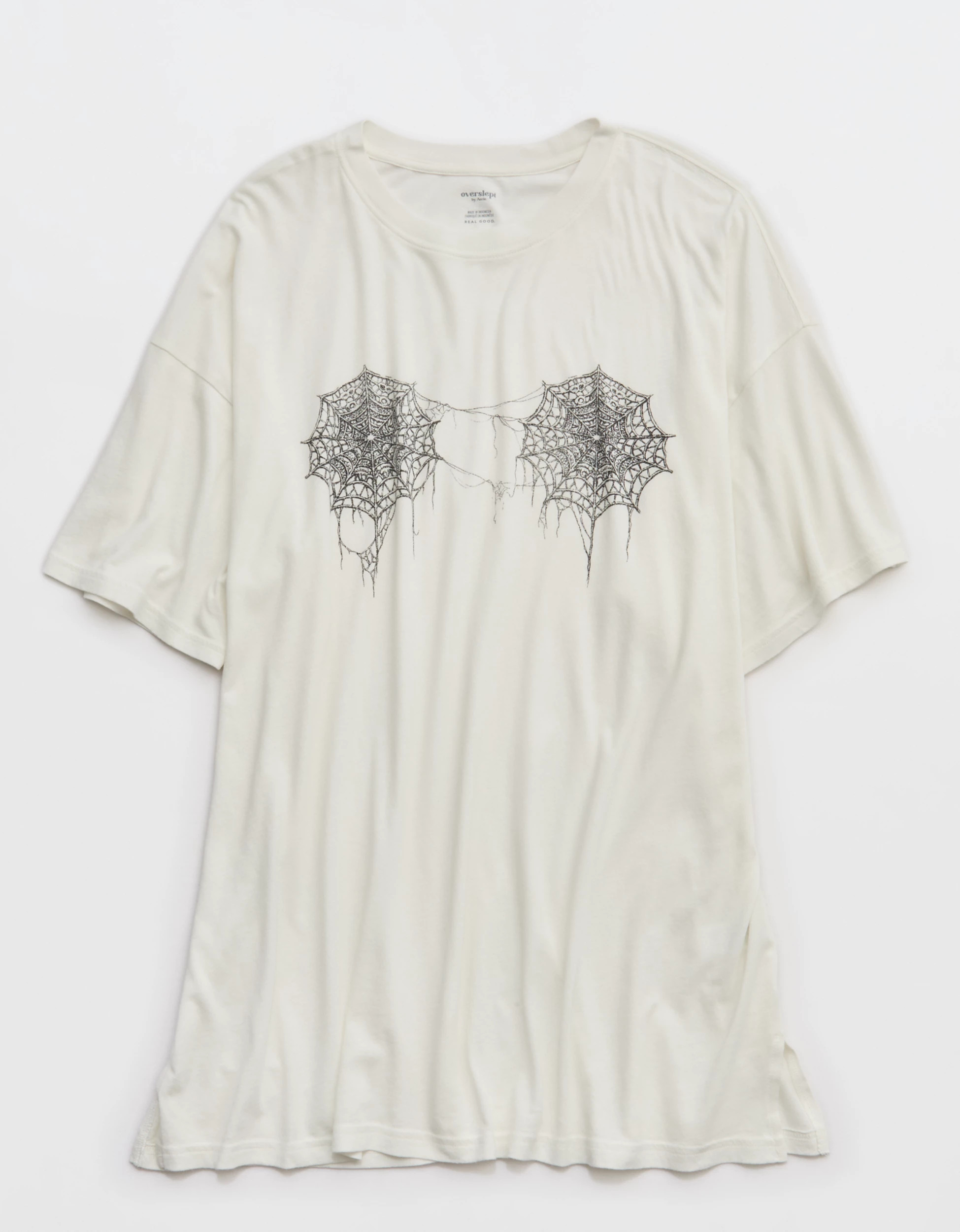 OVERSLEPT by Aerie Sleep Happens Night Tee | Aerie