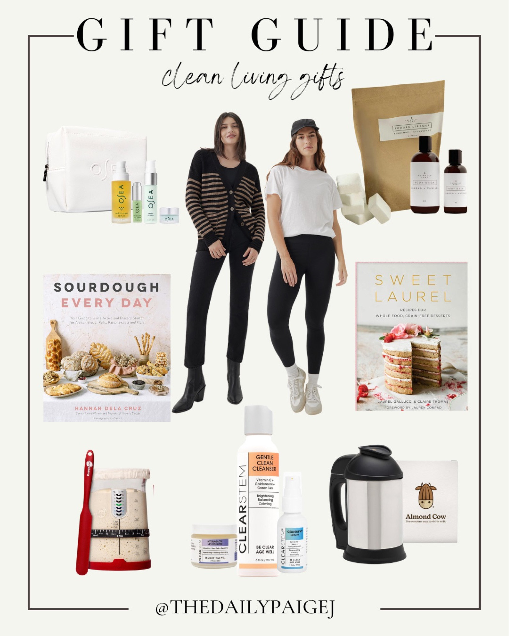 If you’re looking to move away from toxic chemicals in your life and you have someone who is sorta crunchi that you’re shopping for, then look no further. I love clean products and have switched a lot of my toxic products to my new non toxic or low tox favorites. My absolute favorite items are the clear stem system for skincare. This can be bought on Amazon and this skincare is some of the best I’ve ever tried. They mix fighting acne while focusing on anti aging without the toxic chemicals. Also, another great item is the almond cow. It makes your own almond milk from home without all the nasty ingredients. Some great options also include primarily pure body wash, clean living cookbooks and osea body care. 

Clean living, crunchi living, self care, holiday gifts, gifts for her

#LTKHoliday #LTKGiftGuide #LTKhome