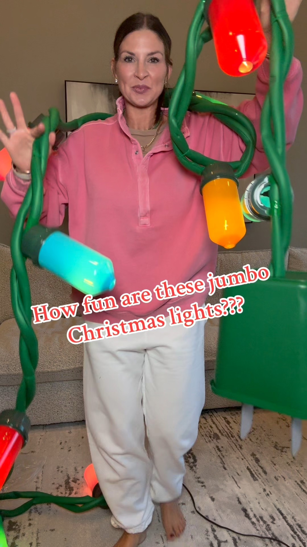 I love these jumbo Christmas lights! Such a fun way to add a lot of holiday spirit 🎄

#LTKSeasonal #LTKHoliday #LTKSaleAlert
