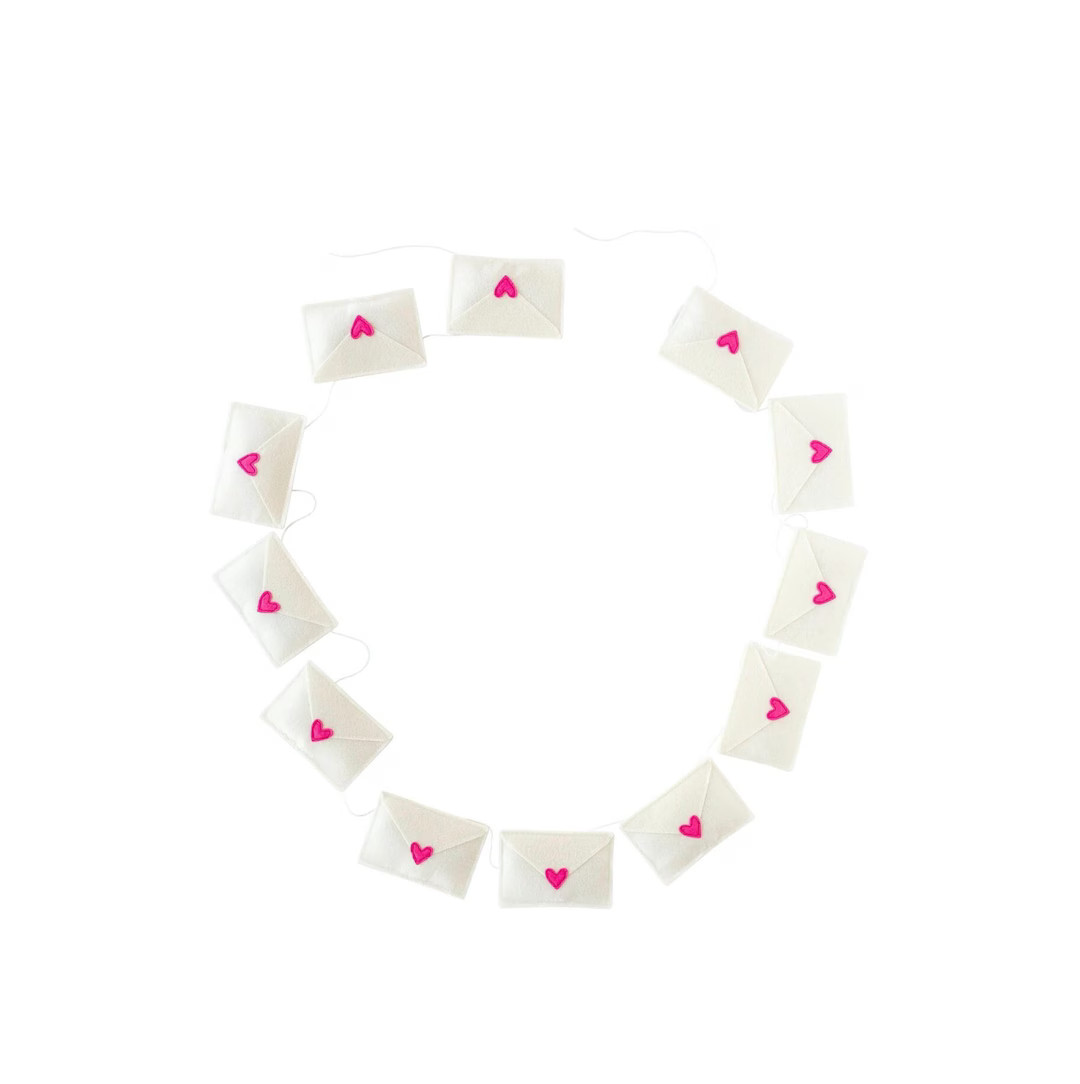 Felt Love Letter Garland Valentines Party Banner, Galentines Party Decorations, Valentines Wall D... | Etsy (US)