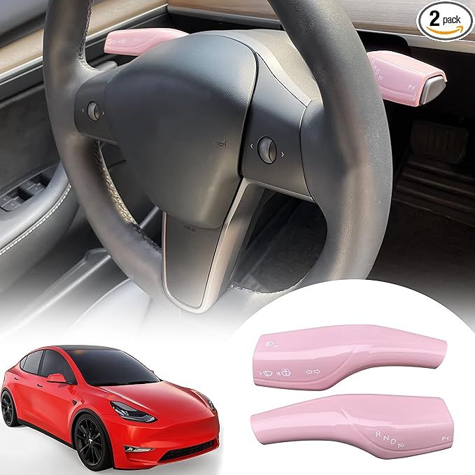 Steering Lever Cover for Tesla Model 3 Model Y Accessories Column Gear Shift Modefication Cover P... | Amazon (US)