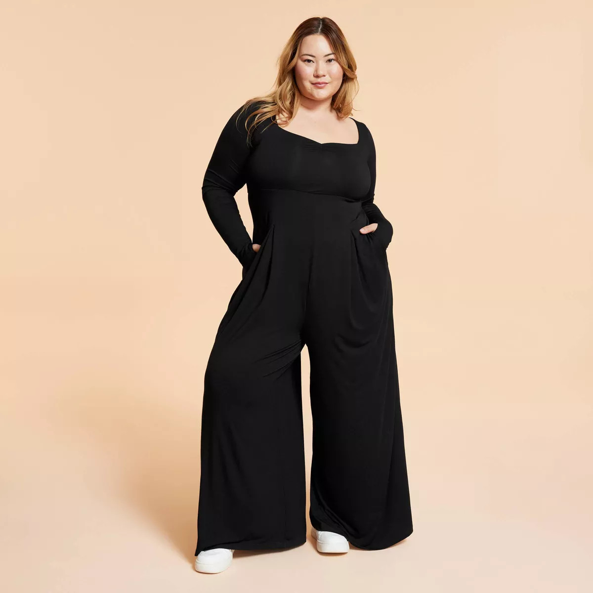 Blogilates Women's Sweetheart Wide-Leg Jumpsuit | Target