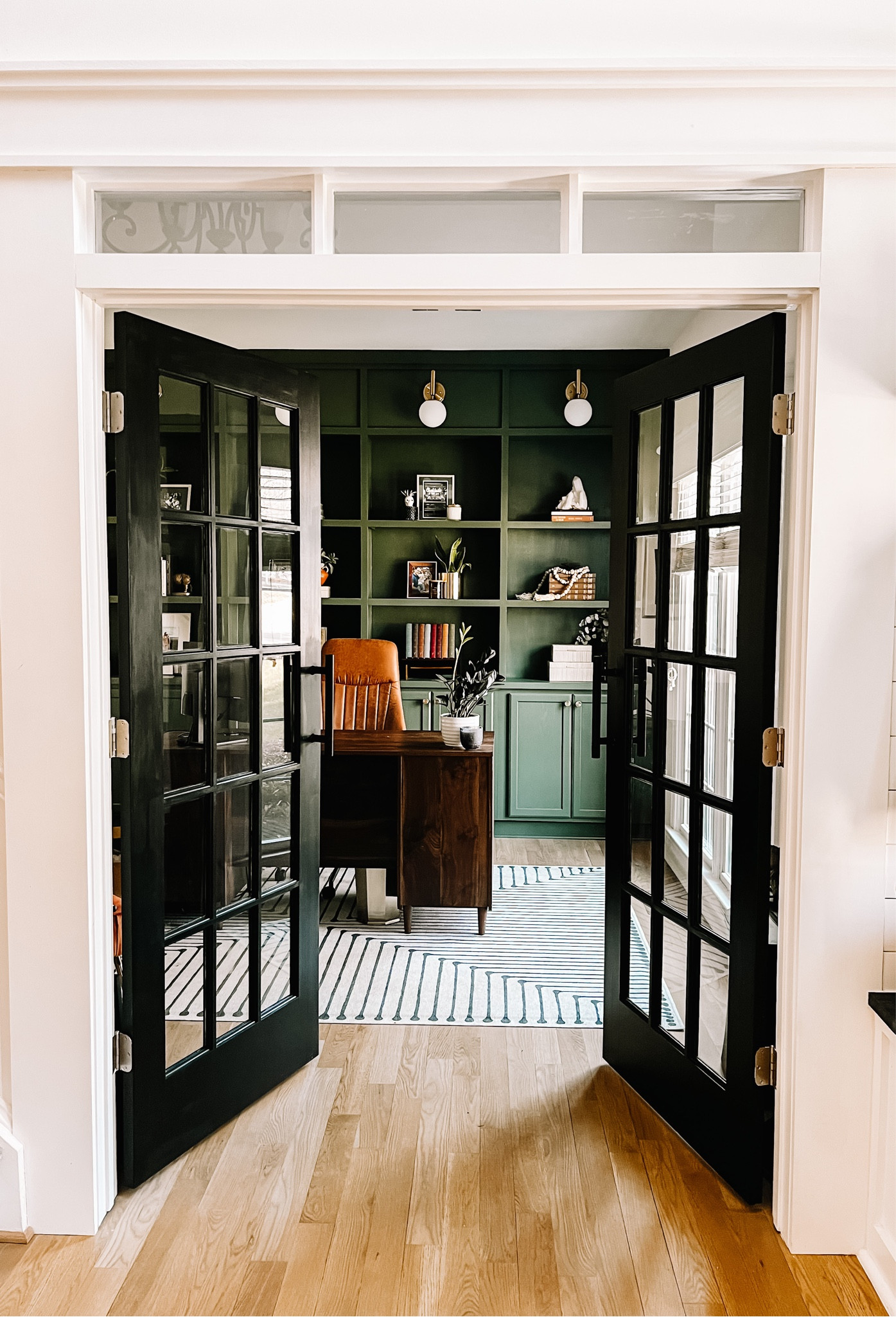 Black French Doors into the new office! 

#LTKfamily #LTKunder50 #LTKhome