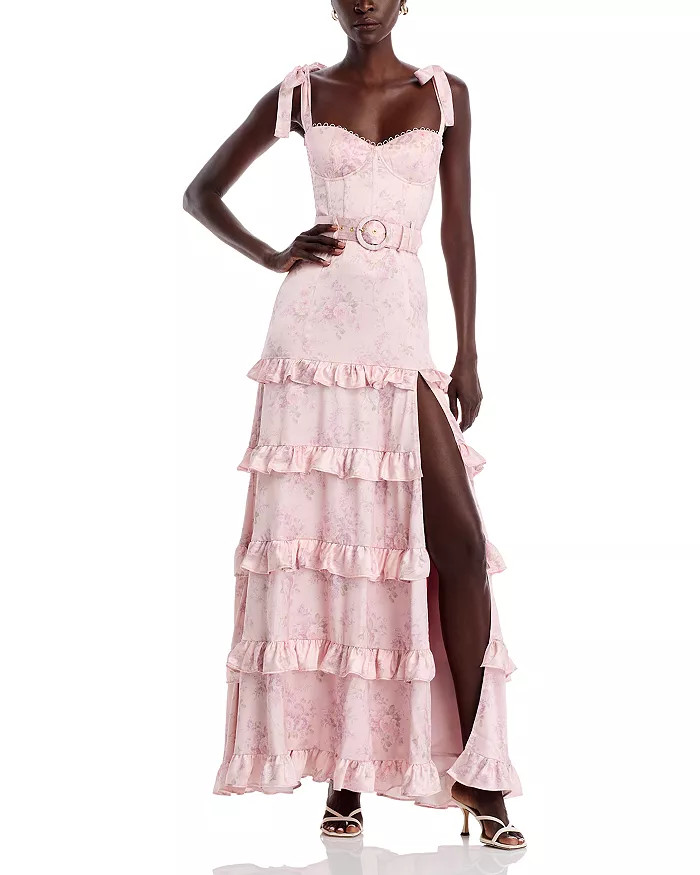V. Chapman Lisianthus Sleeveless Ruffled Corset Gown Back to results -  Women - Bloomingdale's | Bloomingdale's (US)