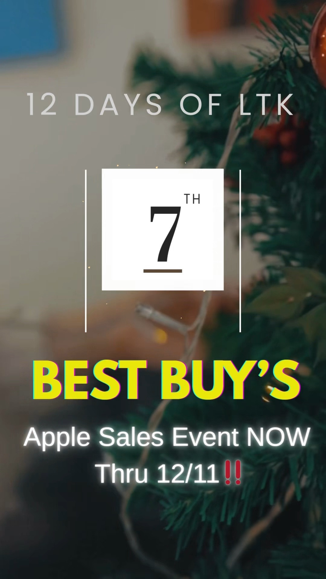 On The 7th Day of @LTK Amazing Sales Out of 12. 💕 
We have @Best Buy @apple Sales Event  🤯‼️ NOW Through 12/11 Babes 💥
Get All Your Apple Products Gifts 🎁 Now While They are On SALE 🛍️

#12daysofltk #bestbuy #apple #christmasgiftideas #dianatheeboss 

#LTKGiftGuide #LTKSeasonal #LTKSaleAlert