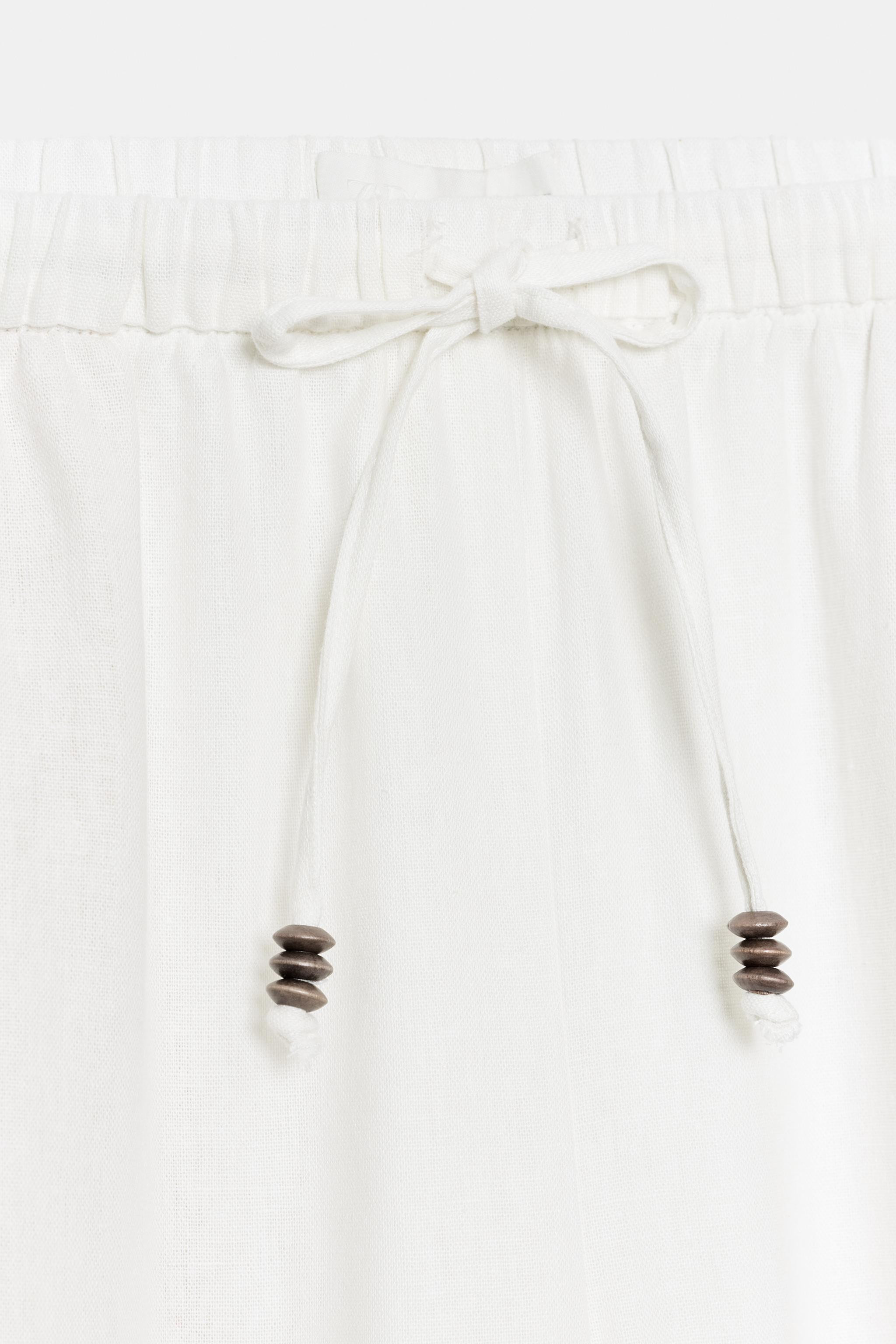 BUTTONED LINEN VEST | Zara US