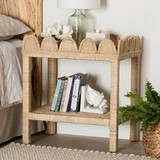 bali & pari Sumana Boho Side Table, 2-Tier, Natural | Walmart (US)