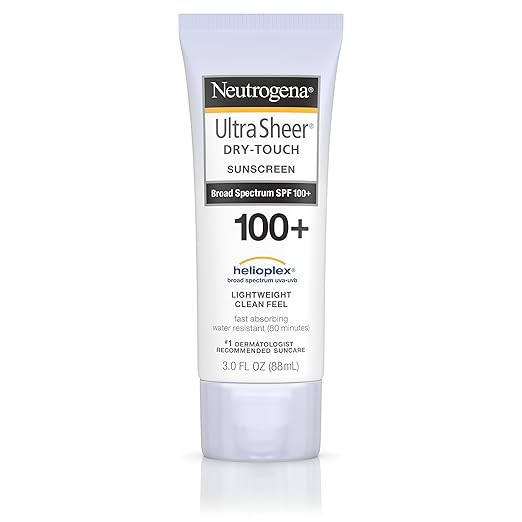 Neutrogena Ultra Sheer Dry-Touch Water Resistant and Non-Greasy Sunscreen Lotion with Broad Spect... | Amazon (US)