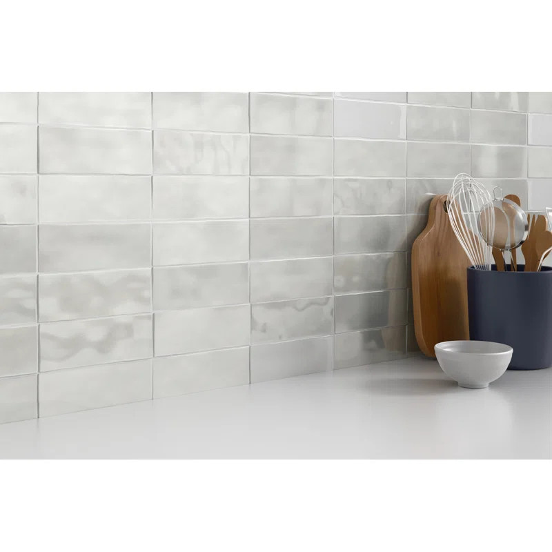 Passion 3" x 8" Glossy Porcelain Subway Tile | Wayfair North America
