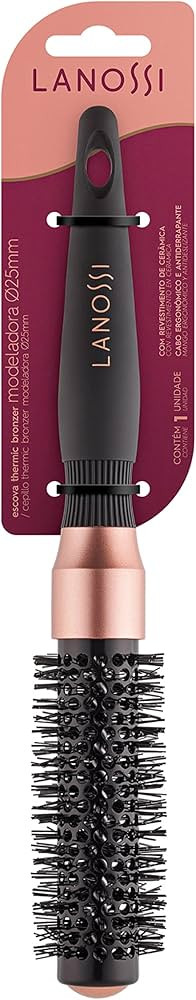 Lanossi Beauty & Care Escova Modeladora Térmica Thermic Bronzer Bronze Metalizado | Amazon (BR)