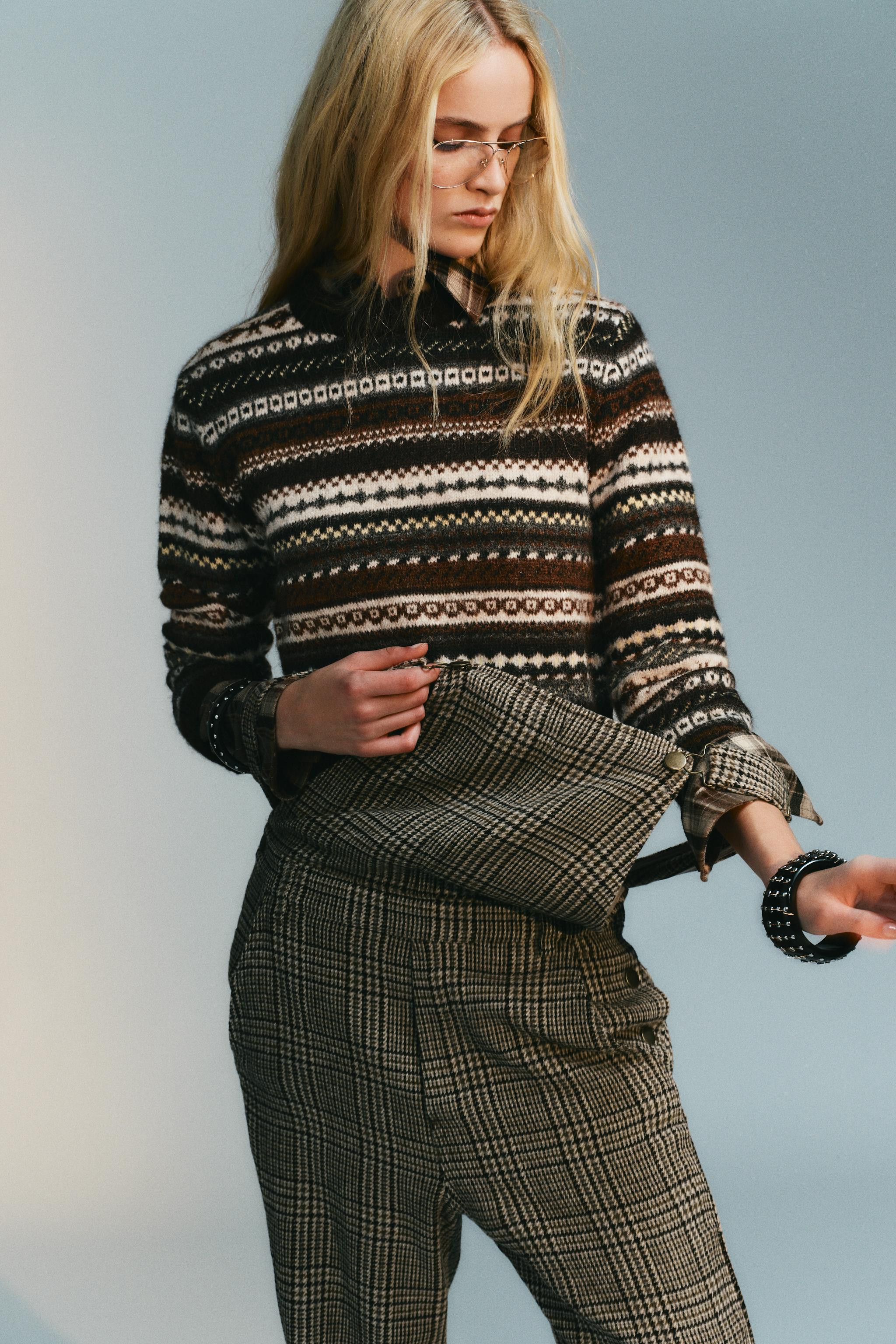 JACQUARD KNIT JUMPER | Zara US