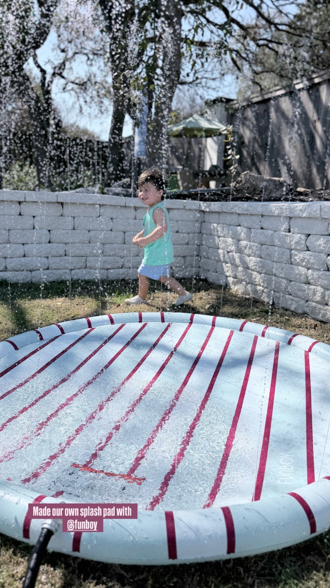 @FUNBOY brought the splash pad to our backyardd

#LTKKids #LTKHome