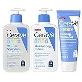 CeraVe Baby Essentials for Bath Time |Baby Wash&Shampoo, Baby Lotion & Diaper Rash Cream |Baby Gi... | Amazon (US)