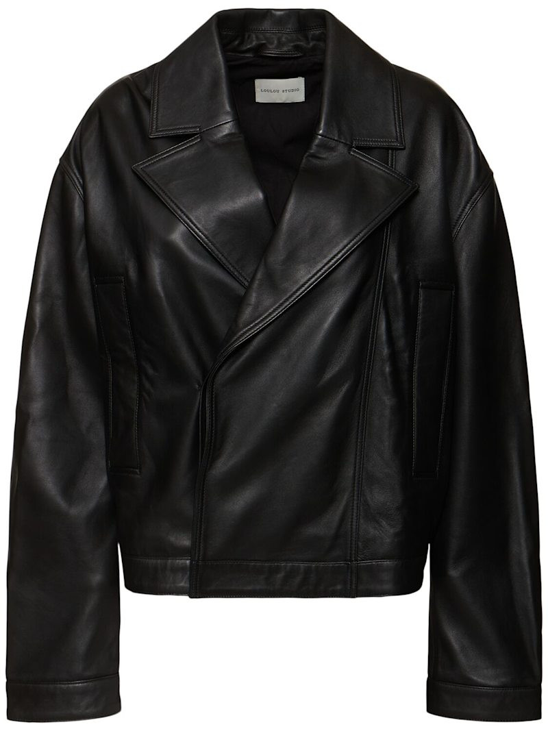 Kaipan leather jacket | Luisaviaroma