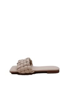 Plain Braided Slide Sandals | SHEIN