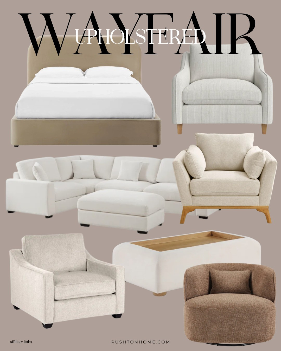 I've been loving these @wayfair home finds! This inspiration pulls together a vibe that feels antique, european, earthy and yet still modern.

Home decor, home design, interior design, furniture, console table, accent chairs, vases, candlesticks, bench, cabinet, sideboard, dining table, ottoman, sofa, sectional, couch 

 #LTKHome