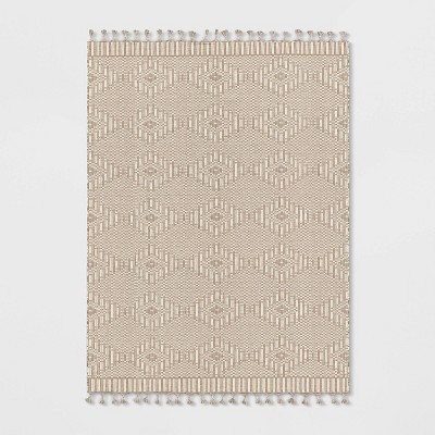 Diamond Outdoor Rug with Fringe - Threshold™ designed with Studio McGee | Target
