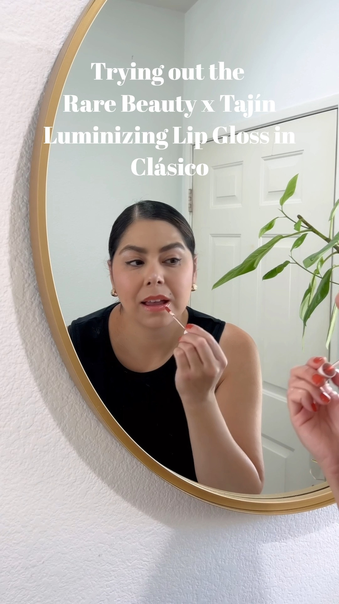 Trying out the new Rare Beauty x Tajín collab Luminizing Lip Gloss in the color Clasico which is a sparkly hue of terracotta. The set also comes with the “Chamoy” liquid blush.

#LTKFindsUnder50 #LTKSeasonal #LTKBeauty