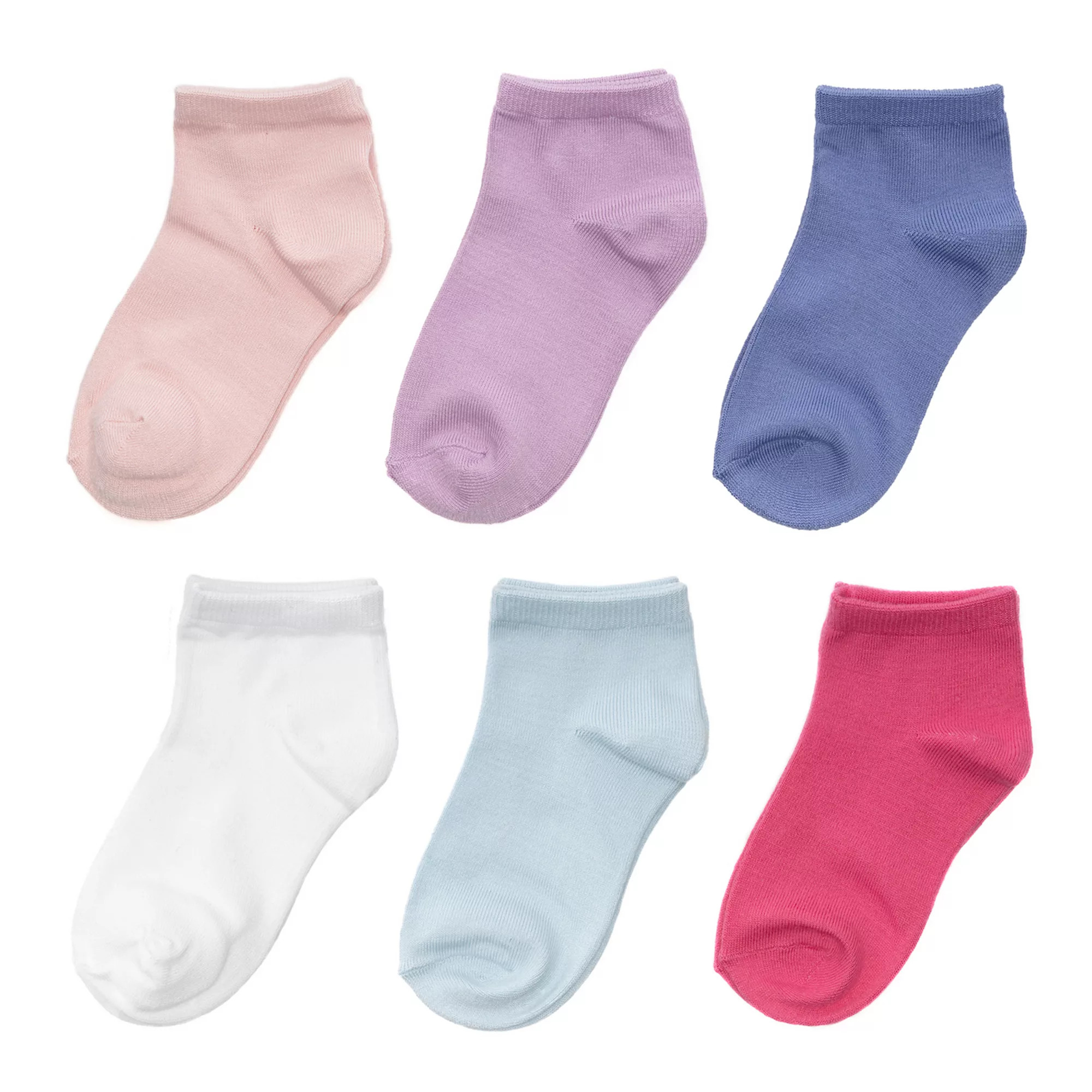 Girls 4-16 SO® 6-Pack Super Soft Ankle Socks | Kohl's