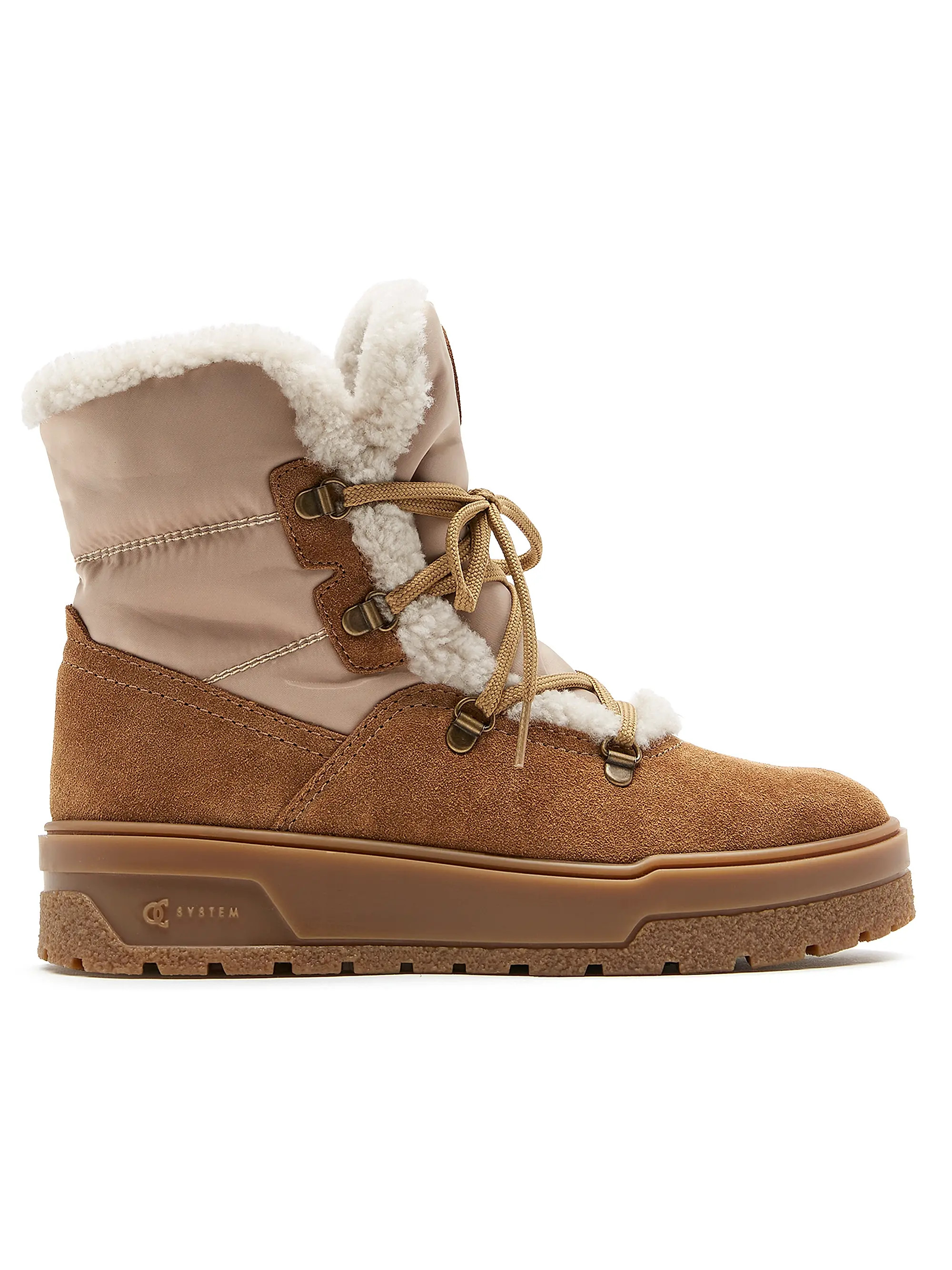 La Canadienne Erika Shearling-Suede Boots | Saks Fifth Avenue | Saks Fifth Avenue