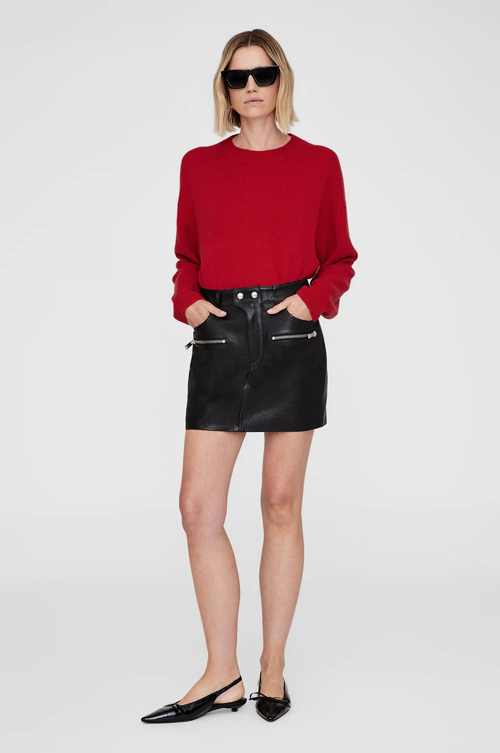 Zoey Slingback Heels | Anine Bing