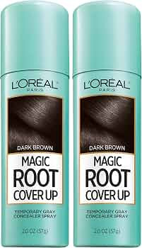 L'Oreal Paris Root Cover Up Temporary Gray Concealer Spray Dark Brown 2 Oz (Pack of 2) (Packaging... | Amazon (US)