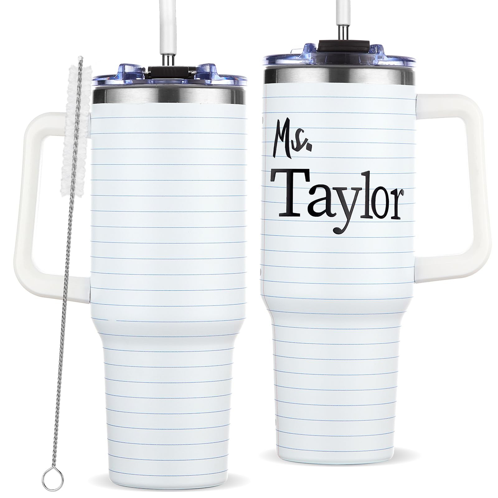 DIY Custom Teacher Appreciation Gifts for Men Women DIY Name Thank You Teacher Tumbler Mug 40OZ N... | Amazon (US)