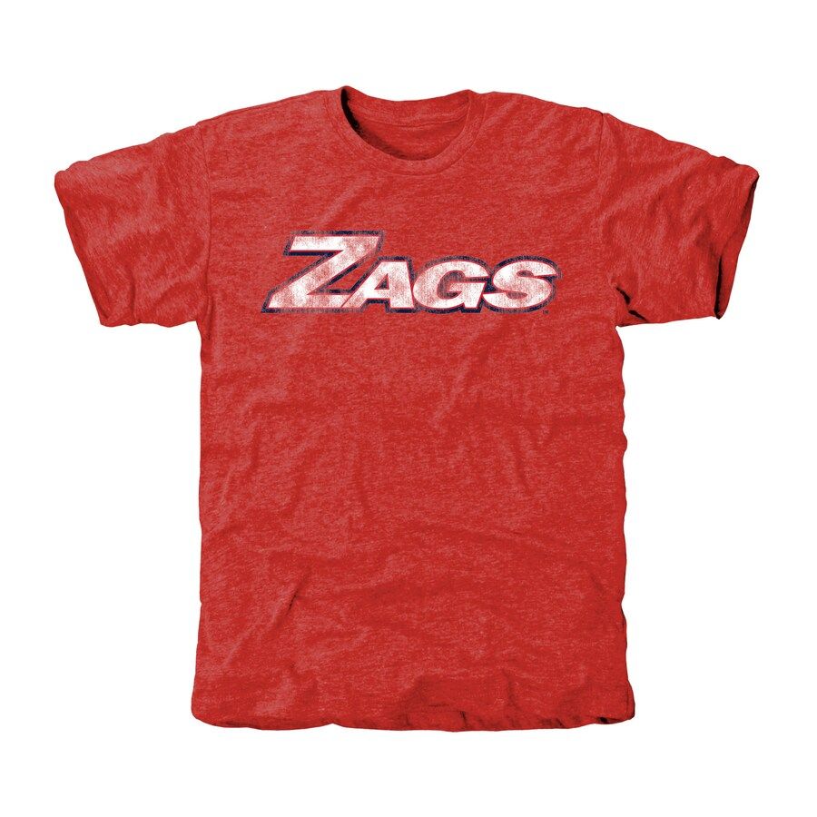 Gonzaga Bulldogs Classic Wordmark Tri-Blend T-Shirt - Red | Fanatics