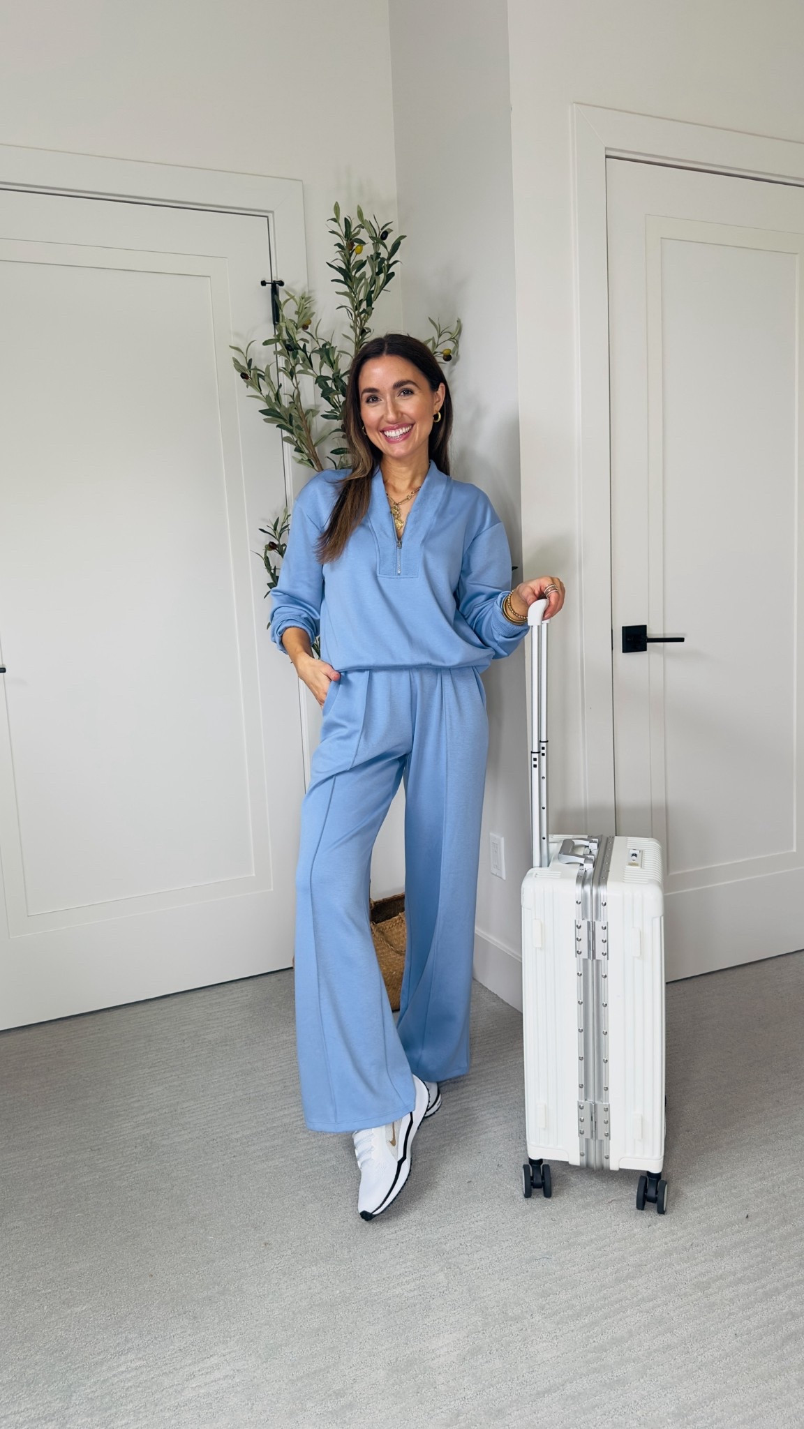 Amazon travel outfit equal parts chic and comfortable! I’m wearing S

#LTKootd #LTKTravel