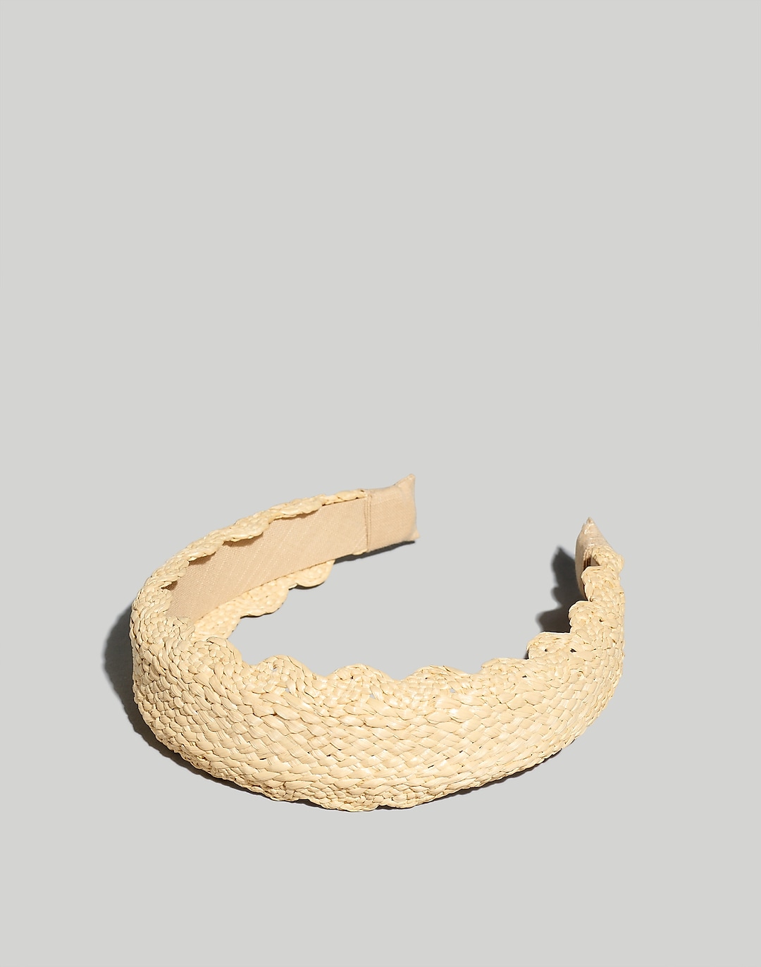 Scalloped Rattan Headband | Madewell