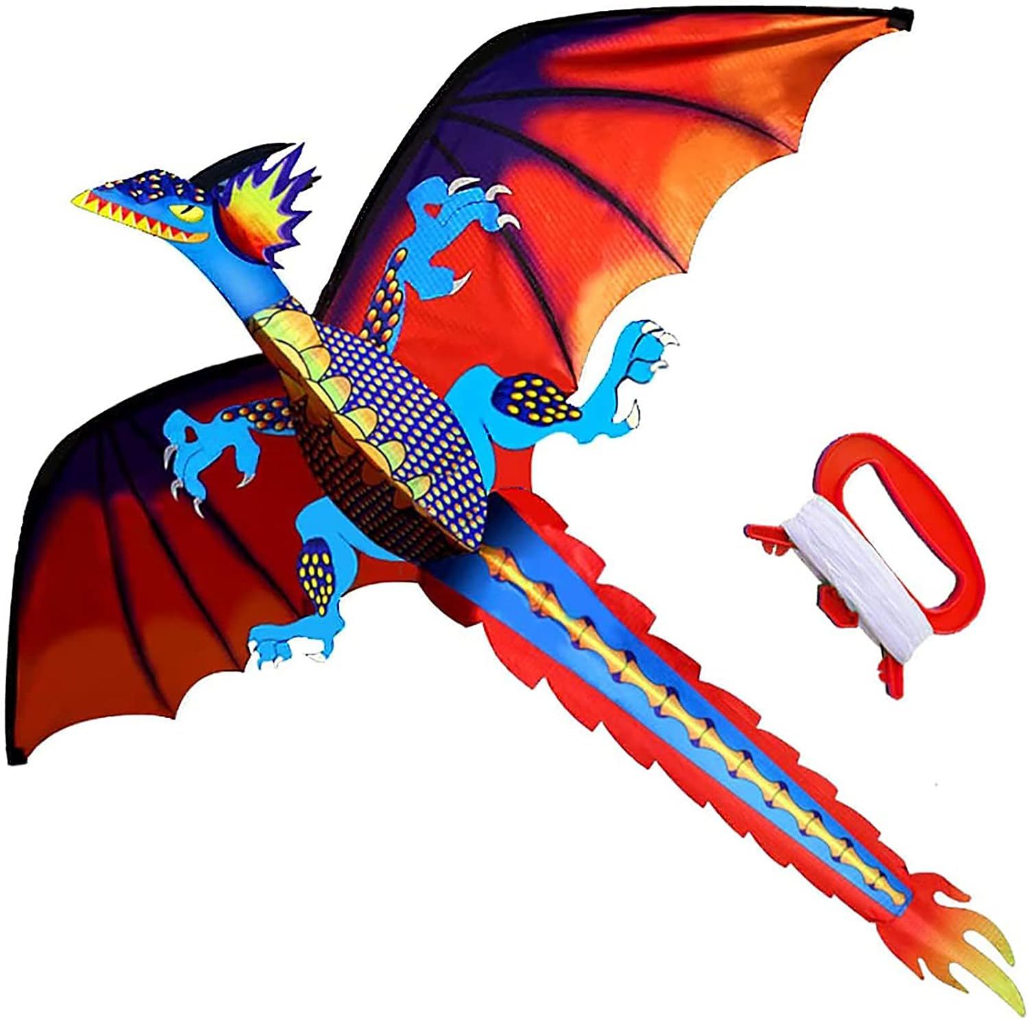 HENGDA KITE-Upgrade Classical Dragon Kite Stereoscopic Dragon Kites for Kids & Adults Easy to Fly... | Amazon (US)
