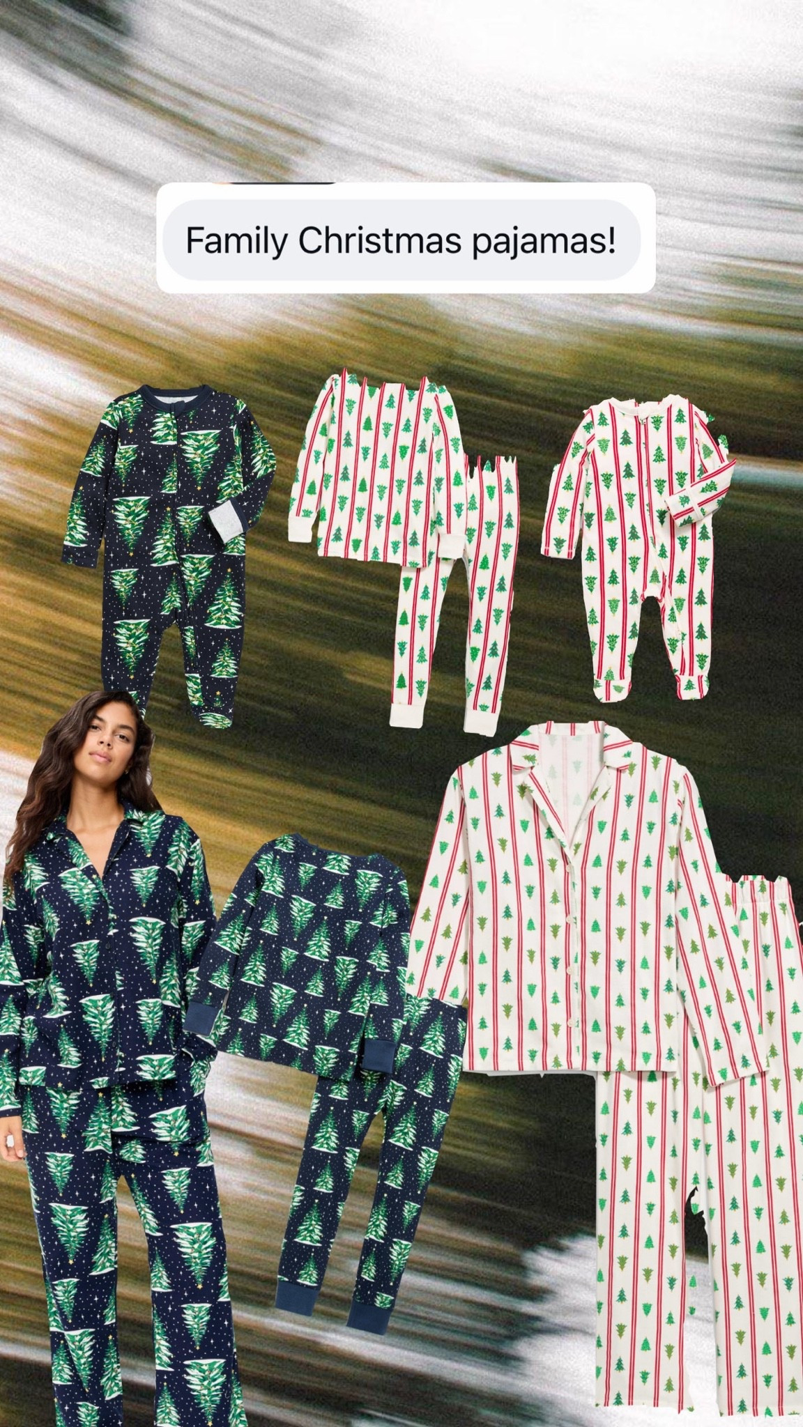 Family Christmas pajamas from @oldnavy 

Matching pajamas holiday