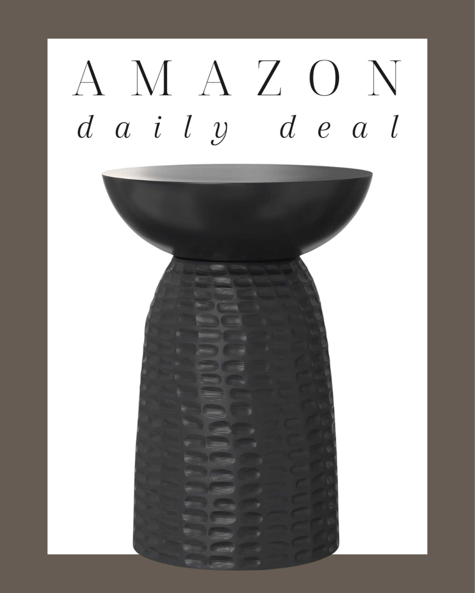 Amazon daily deal 🖤 I love the look of this accent table for a modern space! On sale and an extra coupon! 

Accent table, end table, beverage table, Amazon sale, sale finds, sale alert, sale, living room, dining room, seating area, bedroom, Modern home decor, traditional home decor, budget friendly home decor, Interior design, look for less, designer inspired, Amazon, Amazon home, Amazon must haves, Amazon finds, amazon favorites, Amazon home decor #amazon #amazonhome


#LTKHome #LTKStyleTip #LTKSaleAlert