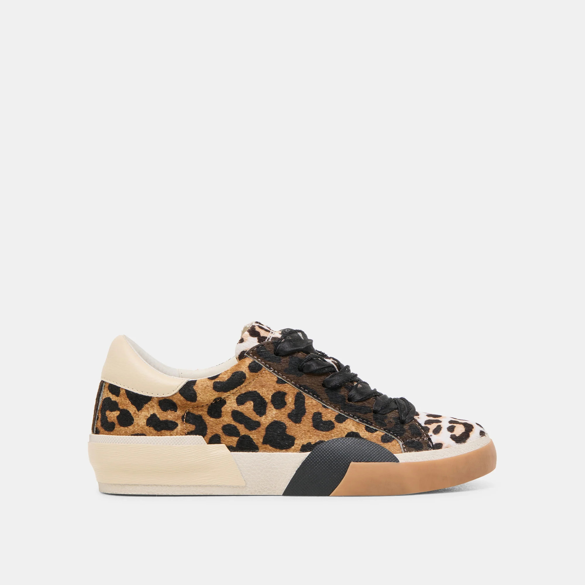 Zina Sneakers Tan Multi Calf Hair | DolceVita.com