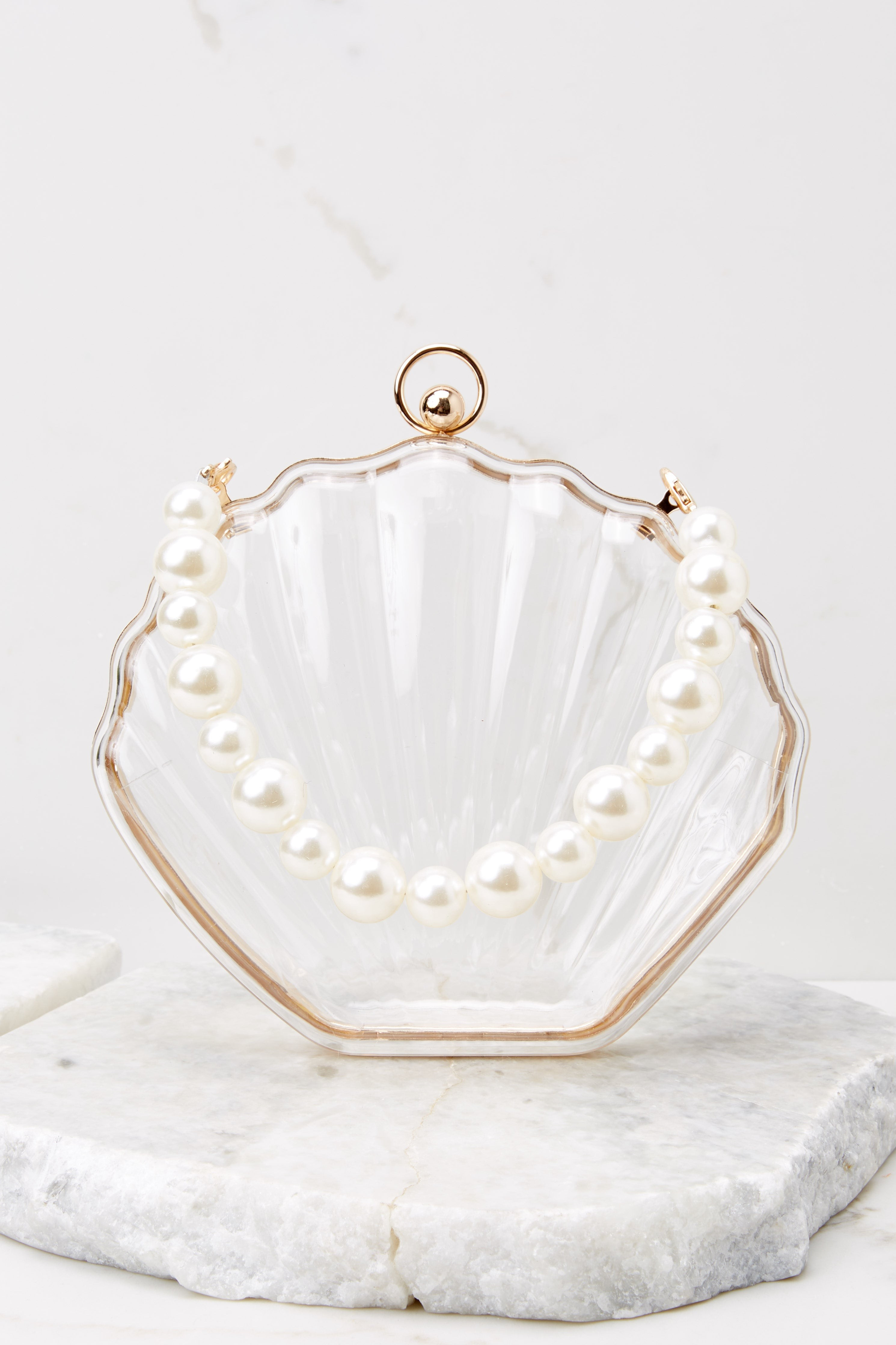 Out To Sea Clear Bag | Red Dress 