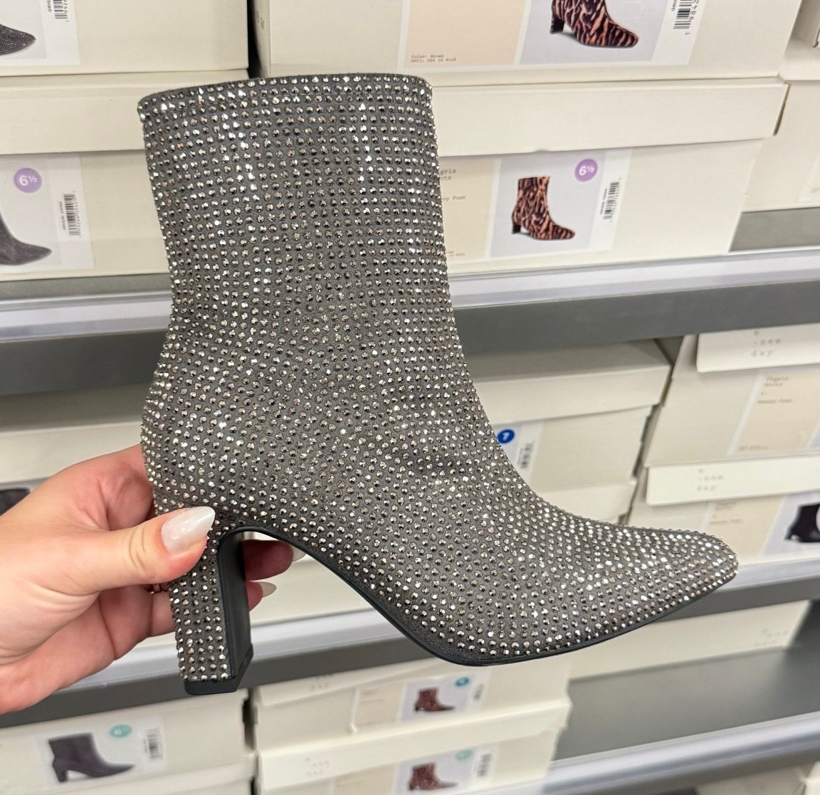 Sparkly silver booties memory foam insole comfortable 

These fall boots are a must for your autumn wardrobe, chic, comfortable, and ready for everything from family photos to country concerts to work to thanksgiving outfits to date night. With sparkly finishes, adjustable shafts, and pair-well styling, they’re the perfect boot to elevate sweaters, skirts, or jeans.

fall boots, ankle booties, trending boots, fall footwear, chic boots outfit, cozy fall boots, boot style for fall, fall outfit boots, tall boots 

#LTKStyleTip #LTKShoeCrush #LTKFindsUnder50