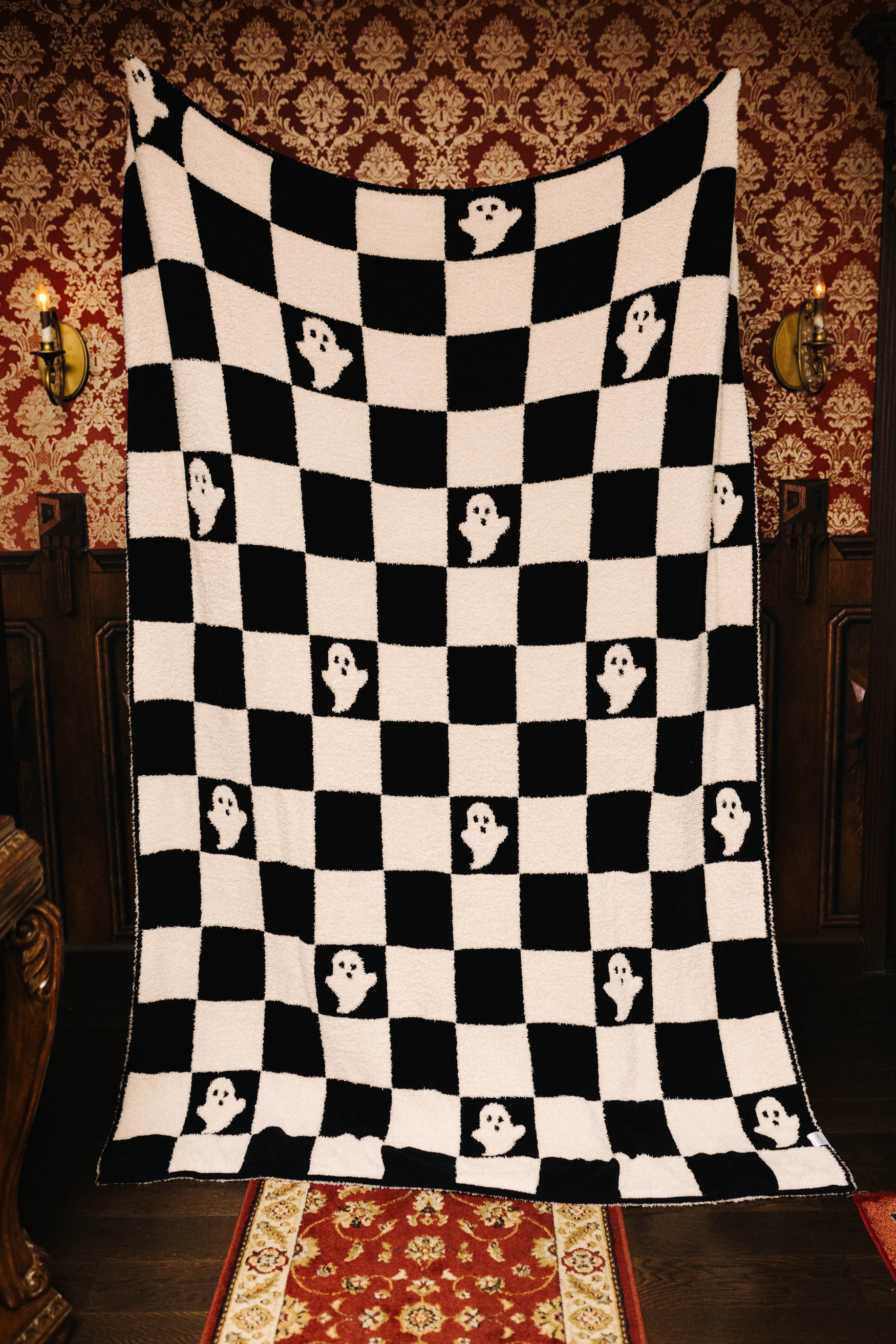 Ghost Check Blanket 60x80 | Staykation
