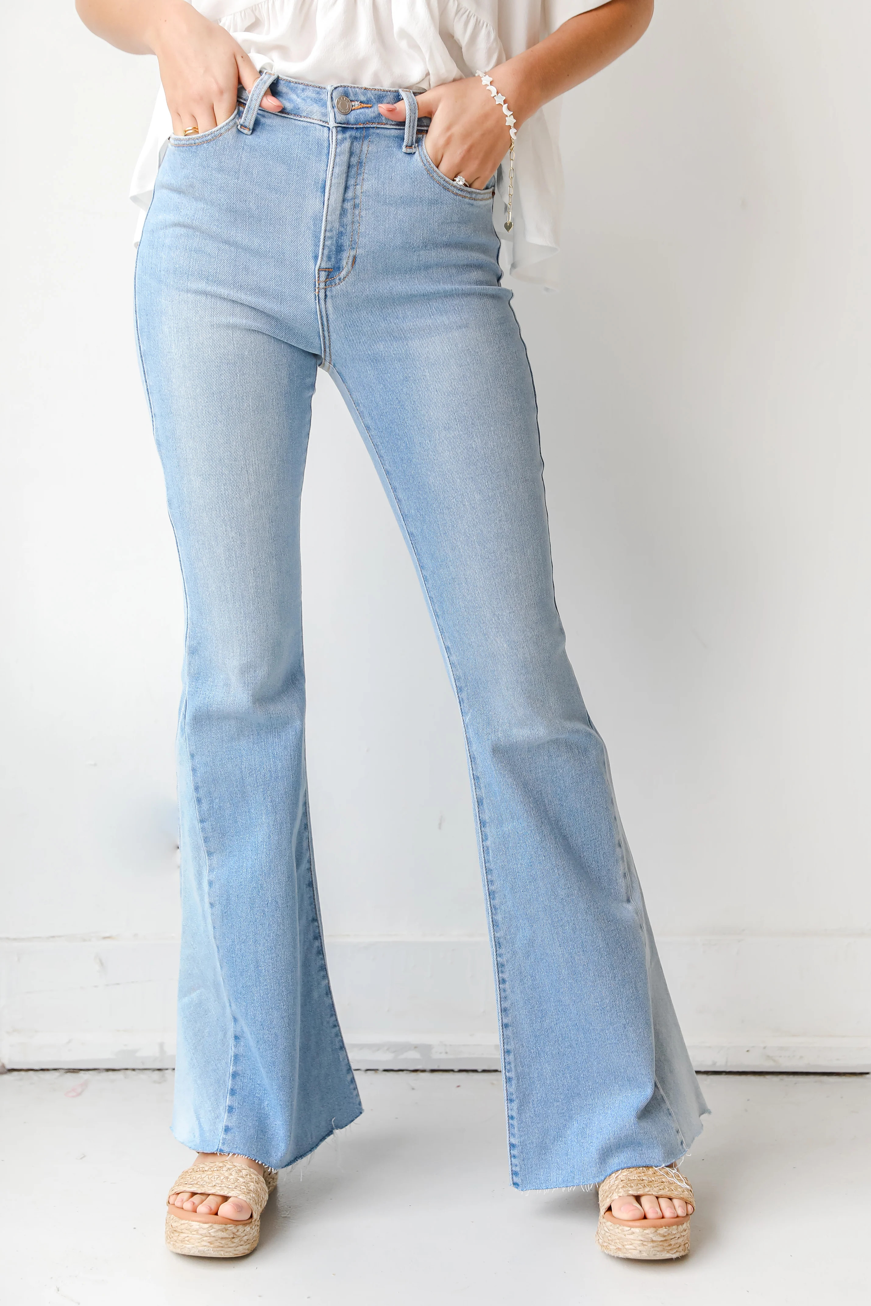 Maddy High-Rise Flare Jeans | Dress Up