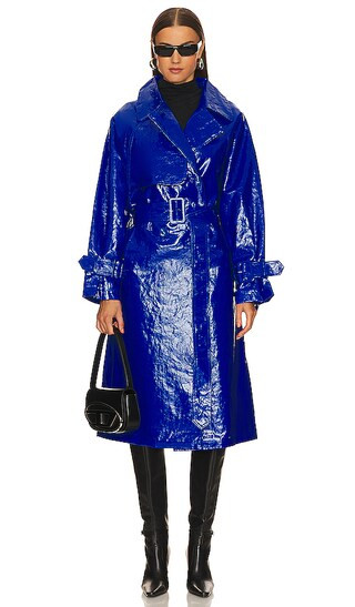 Winona Trench in Blue | Revolve Clothing (Global)