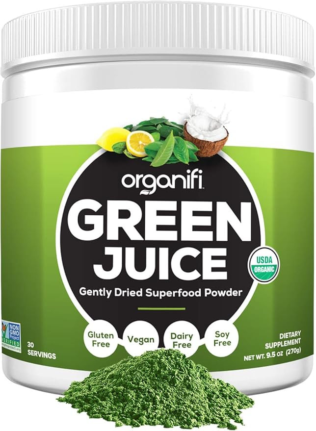 Organifi: Green Juice - Organic Superfood Supplement Powder - 30 Day Supply - Organic Vegan Green... | Amazon (US)