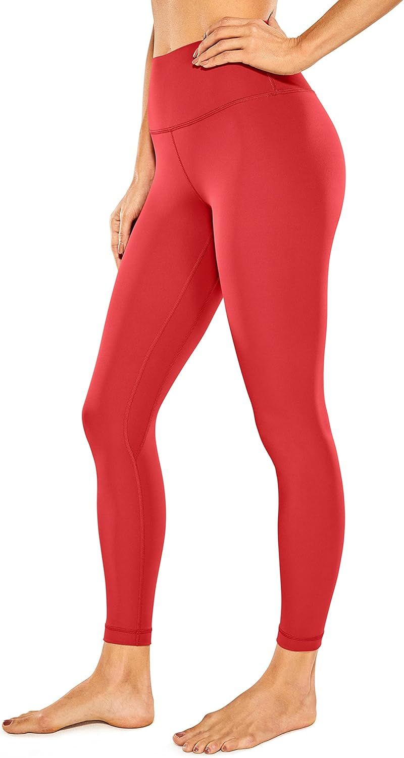 CRZ YOGA Women's Naked Feeling Yoga Pants 25 Inches - 7/8 High Waisted Workout Leggings | Amazon (US)