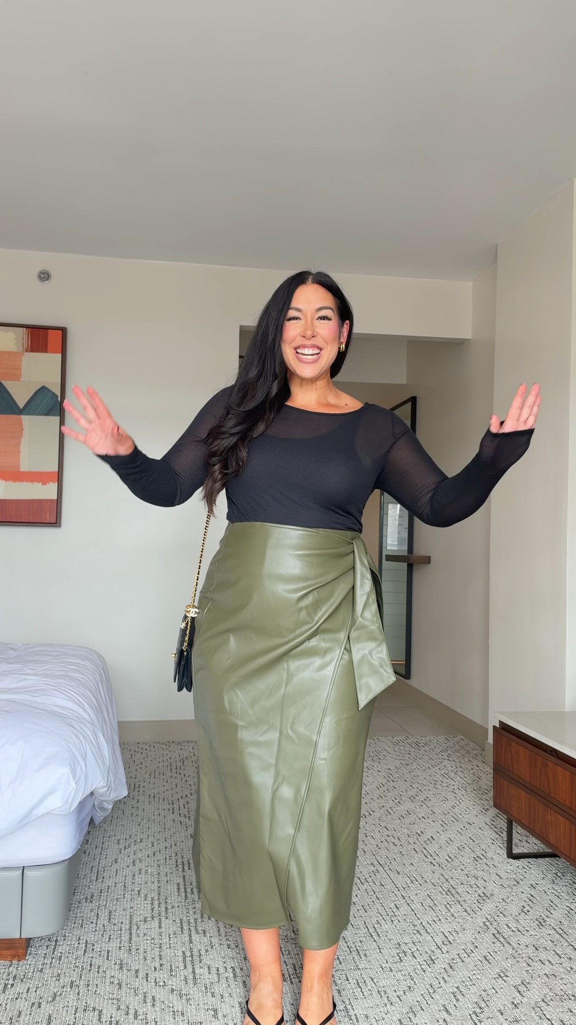 I love a wrap skirt! Soft belly friendly and so flattering! Wearing a large on top and an XL on the bottom. Midsize, midsize fashion, amazon summit

#LTKootd #LTKMidsize